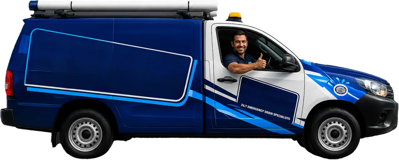 Service van parked on a Paddington street