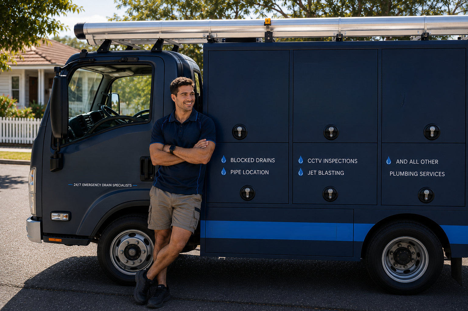 Plumber with Paddington Blocked Drains van